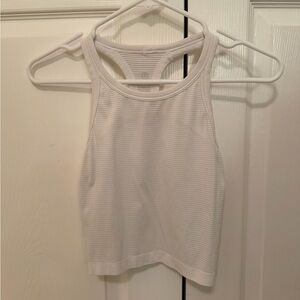 Lululemon Swiftly Tech Cropped Racerback Tank White Women’s Size 6